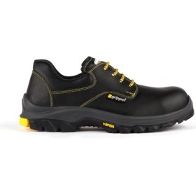 Resim Gripper GPR-14 S3 Siyah Deri Kompozit Vibram Taban İş Güvenlik Ayakkabısı 