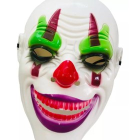Resim Psikopat Palyaço Temalı Joker Maskesi 