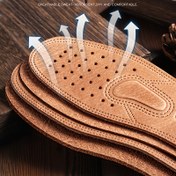 Resim Erkekler ve Kadınlar için Nefes Alabilen Sahte Ayakkabı Tabanlıkları - Ter Emici, Koku Önleyici, Konfor ve Dayanıklılık için Ergonomik Tasarım 
