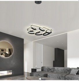 Resim Arlo Günışığı Ledli Siyah Sarkıt Avize 