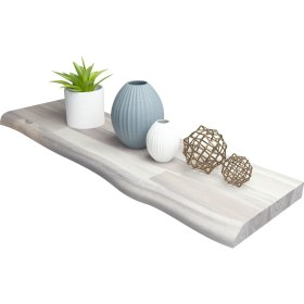 Resim INTERBUILD REAL WOOD Interbuild Yüzer Raf Duvara Monte Yatak Odası Oturma Odası Banyo Mutfak Ofis Dekor Raf 