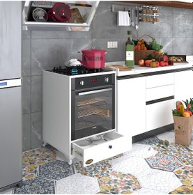 Resim Kenzlife Ankastre Modülü Kabini Fosfat Byz Fırın Ocak Dolabı Çekm 