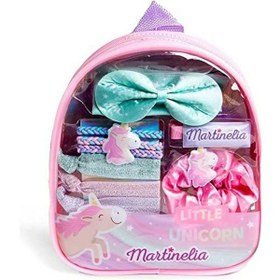 Resim Martinelia Lıttle Unicorn Kız Çocuk Pembe Sırt Çantalı Toka Seti 80083 
