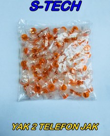 Resim S-Tech Yak-2 Konnektör 1 Paket 100'Lü 