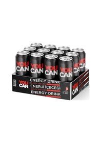 Resim You Can Black Edition Enerji İçeceği 500 ml 12'li 