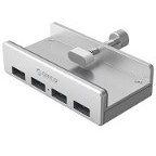 Resim Orico 4 Portlu USB3.0 Ekstra 5V2A Güç Masa ve Monitör Kenar Kelepçeli Çoklayıcı HUB, 1 Metre, MH4PU-P 