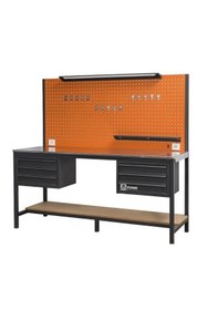 Resim Endüstriyel 6 Çekmeceli Çalışma Tezgahı 190x180x70cm 