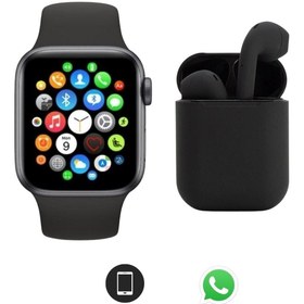 Resim BGGTech Tüm Akıllı Telefonlarla Uyumlu Yeni Nesil Watch 6 Series Akıllı Saat + I12 Bluetooth Kulaklık 