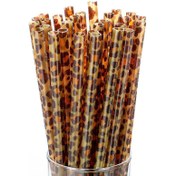 Resim 10 adet Renkli Karikatür Desenli Yeniden Kullanılabilir PP Plastik Pipetler, 22.86cm/25.91cm - Partiler & Restoranlar için Yüksek Kaliteli İçme Pipetleri 