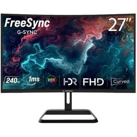 Resim Rampage 27 Xyra Xr27c240f Va Freesync+rgb R1500 1ms 240hz Hdmı+dp Pıvot Curved Gamıng Monıtor 