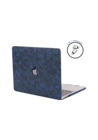 Resim Apple Uyumlu MacBook Pro Kılıf 13inç M1-m2, Leat01 Type-c'li Model A2338 A2289 A2251 A1706-08 A1989 A2159 İle Lacivert 