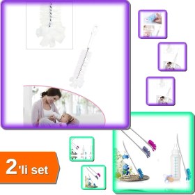 Resim Hereveoyuncak Şişe ve Biberon Temizleme Fırçası - Pratik ve Hijyenik - 2li Set Y9M6N0 