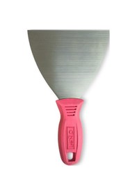 Resim Plastik Saplı Spatula No 100 Ekonomik, Paslanmaz Spatula Ağız Genişliği 100 Mm 