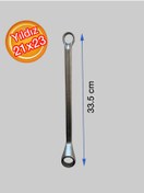 Resim BEMA TOOLS İki Ağız Yıldız Anahtar 21x23 mm 