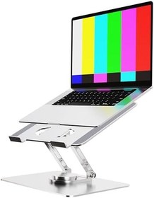 Resim Elestoria Masa için Ayarlanabilir Dizüstü Bilgisayar Standı | 360 Dönen Dizüstü Bilgisayar Standı | Ergonomik Dizüstü Bilgisayar Standı Katlanabilir ve Taşınabilir Bilgisayar Standı | MacBook ve 