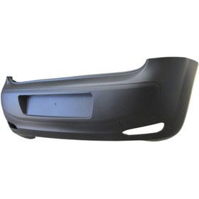 Resim BZT Fiat Punto- Evo- 12/16; Arka Tampon Siyah (Sensör Deliksiz/Sis Delikli/Çeki Kapaklı) 735564075 