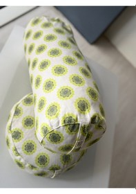 Resim Zafu Silindir Uzun Yoga Meditasyon Minderi Bolster Haki 