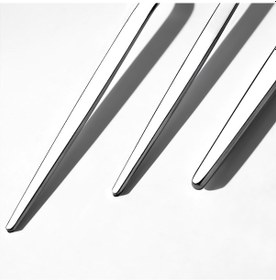 Resim Milas Sade 12 Kişilik 84 Parça Çatal Kaşık Bıçak Takımı Gri 