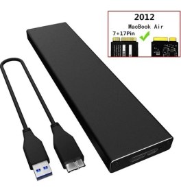 Resim Leonpro Macbook SSD Kutusu 2012 7+17 Pin macbook SSD Kutusu 