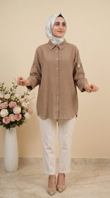 Resim Miss Hece Tunik 7638 - Vizon / Xl(44-46) 