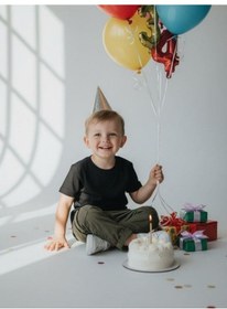 Resim Zekids Erkek Çocuk Pamuklu Kumaş Kargo Cepli Pantolon-16868 Haki 