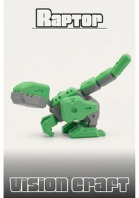 Resim Mecha Raptor Robot Figür 3d Baskı Model Koleksiyon Oyun Diorama Kişiselleştirilebilir Hediye 