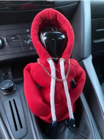 Resim OEM Kırmızı Vites Hoodie - Araç Vites Kıyafeti - Vites Poları - Her Araca Uyumlu Vites Hoodie 