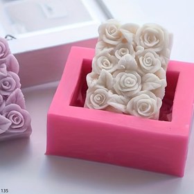 Resim 1 Adet El Yapımı Sabunlar & DIY Pişirme için Şık Gül Çiçeği Silikon Kalıp - Detaylı Çiçek Tasarımlı Çok Yönlü Dikdörtgen El Sanatları Kalıbı, Kek Dekorasyonu ve Daha Fazlası İçin Mükemmel, Yaratıcı El İşleri|Dekoratif El İşleri|Kutu Şeklinde Kalıp, Silikon Pişirme Kalıpları 