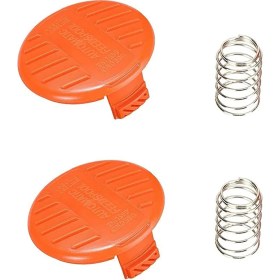 Resim Stellar Weed Wacker Bump Cap Yedek RC-100-P Makara Kapağı Kapakları ve Black+Decker Afs Düzeltici Için Yay (Yurt Dışından) 