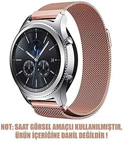 Resim Microsonic Xiaomi Watch S3 için Kordon Milanese Loop Rose Gold [Watch S3 ile Uyumlu Kordon - Rose Gold] 