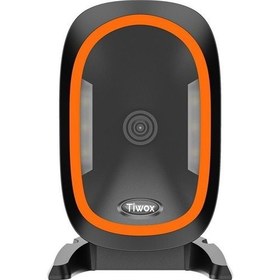 Resim Tiwox VS-160 2D Karekod Kablolu USB Masaüstü Barkod Okuyucu 