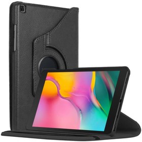 Resim Microsonic Galaxy Tab A 8" 2019 T290 Uyumlu Kılıf 360 Rotating Stand Deri Siyah 