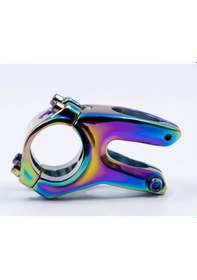 Resim Raptor Alüminyum As-318 31,8 Mm Riser Mtb Gidon Bisiklet Gidonu Oil Slick Rainbow Renk Gidon Boğazı Çok Renkli 