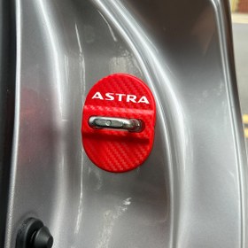 Resim Opel Astra H GTC J G K Aksesuarları için 4'ü 1 Arada Karbon Fiber Stil Kapı Giri Koruyucuları Seti 