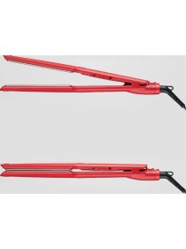 Resim Aprilla AHS-2033 Kırmızı Seramik Kaplamalı Güçlü Saç Düzleştirici 40 mm*120 mm Maşa Boyutu ile Hızlı Isınma 