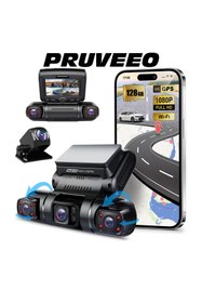 Resim Pruveeo D90-4CH FHD WI-FI GPS + 128GB SD KART KAME 