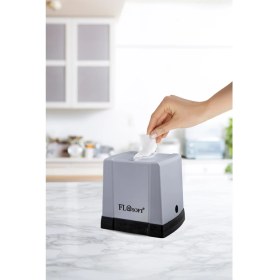 Resim Flora Cömert Peçetelik, Dekoratif Peçete Dispenseri ve Düzenleyicisi F291 Beyaz 