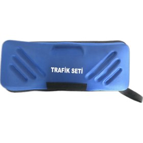 Resim HLD Halidi Trafik Seti Çantalı Lüx 1 kg Yangın Söndücülü Eva Mavi 