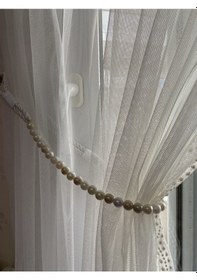 Resim Sahara Home Dan İnci Fon Bağlama 2 Adet 