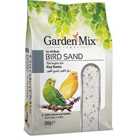 Resim Garden Mix Tüm Kuşlar için Doğal ve Sağlıklı Kuş Kumu 200 Gr 