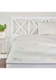 Resim Linens Bambu S.Geçirmez 160X200 CM Yatak Alezi Beyaz 