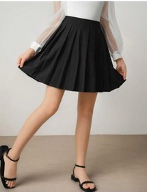 Resim LİMMODA Kız çocuğu siyah pileli etek 