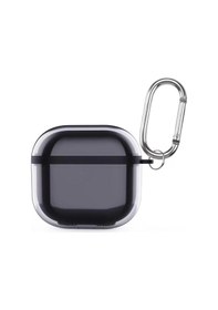 Resim Apple Uyumlu AirPods 4 Kılıf Airbag 42 Metal Askı Aparatlı Kapak Kulaklık Kılıfı Estetik Ve Maksimum Koruma Füme 