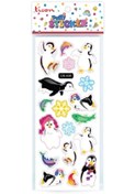 Resim Ticon 3d Sticker Penguen 