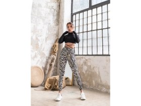 Resim Bugasy Zebra Desenli Toparlayıcı Tayt 