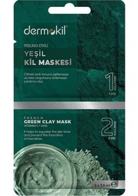Resim Dermokil Maske Peeling Etkili Yeşil Kil Maskesi 2x7.5 Ml 
