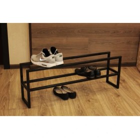 Resim Merzana Metal Ayakkabılık, 105 cm Metal Ayakkabı Rafı 