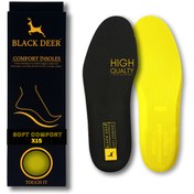 Resim Black Deer Hyper Boost X15 Soft Comfort Siyah-Sarı Ortopedik Tabanlık 