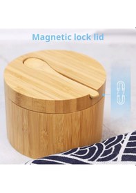 Resim Ahşap Kaşıklı Baharatlık Çok Renkli 