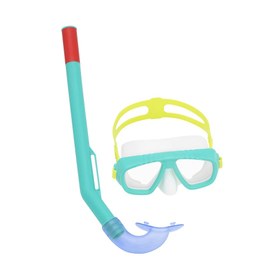 Resim Bestway Aqua Champ Çocuk Dalış Maskesi ve Şnorkel Set Yeşil 